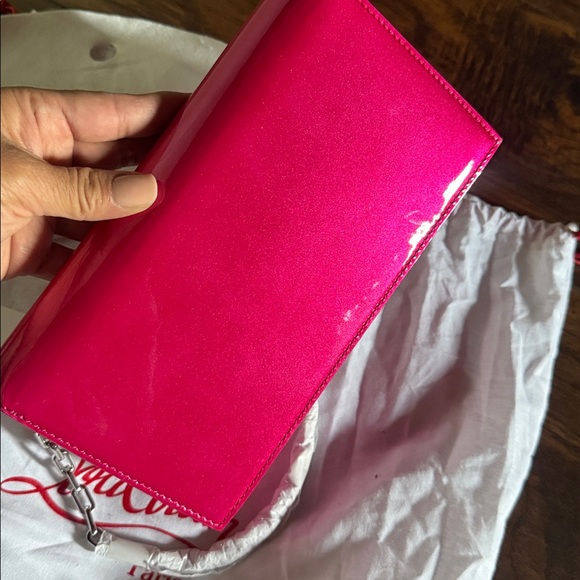 Christian Louboutin LOUBI54 Patent Perle in PinUp/Silver - Picture 5 of 16